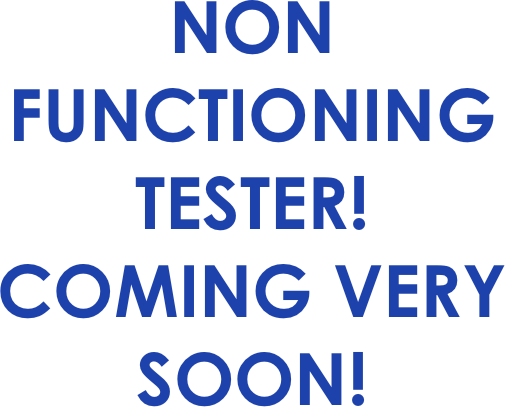 NON FUNCTIONING TESTER!