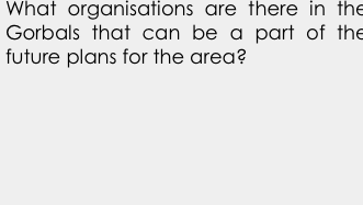 What organisations are there in